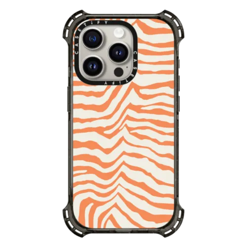 iPhone 15 Pro - Zebra Stripe- Tangy Tango