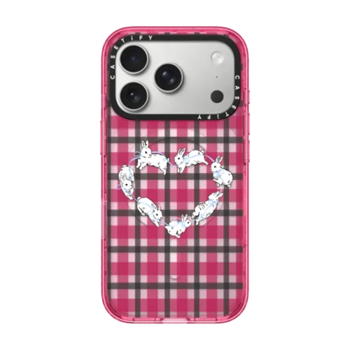 iPhone 17 Pro - Bunnies Love Plaid