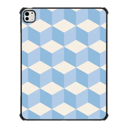 iPad Pro 13-inch (M4/M5) - Sky Blue Tiles