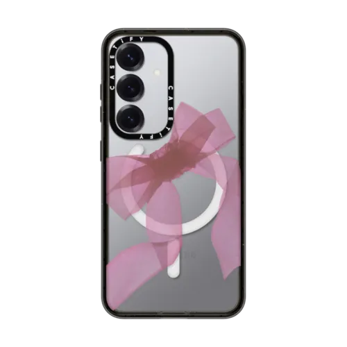 Galaxy S25 - Pink Organza Ribbon