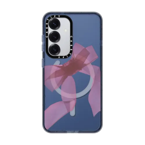 Galaxy S25 - Pink Organza Ribbon