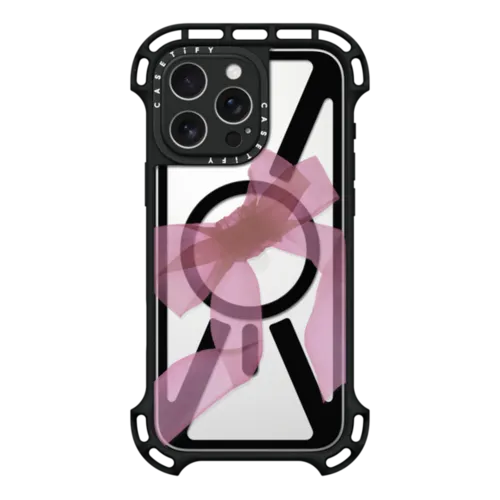iPhone 16 Pro Max - Pink Organza Ribbon