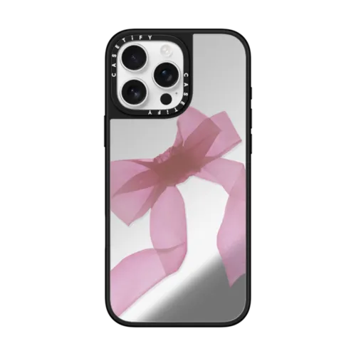iPhone 16 Pro Max - Pink Organza Ribbon