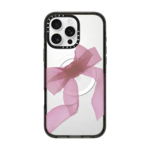iPhone 16 Pro Max - Pink Organza Ribbon