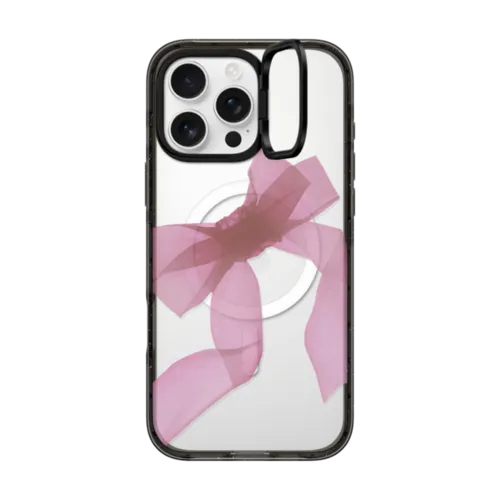 iPhone 16 Pro Max - Pink Organza Ribbon
