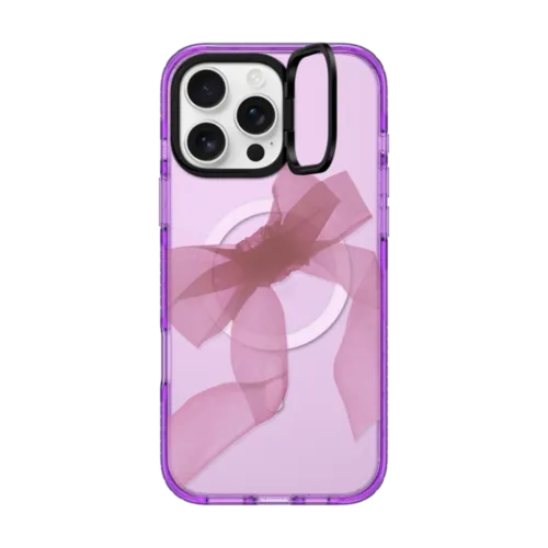 iPhone 16 Pro Max - Pink Organza Ribbon