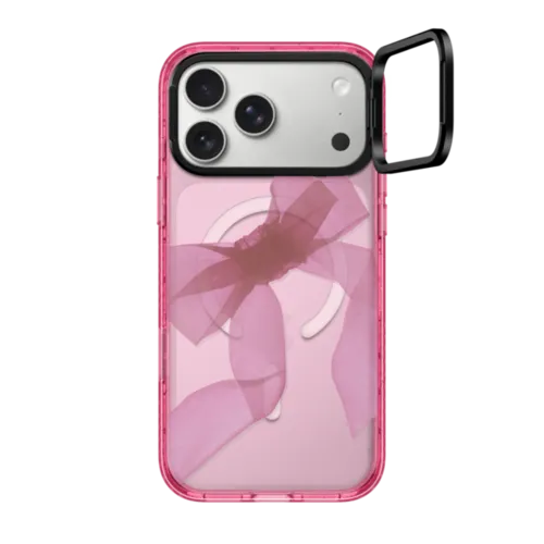 iPhone 17 Pro Max - Pink Organza Ribbon