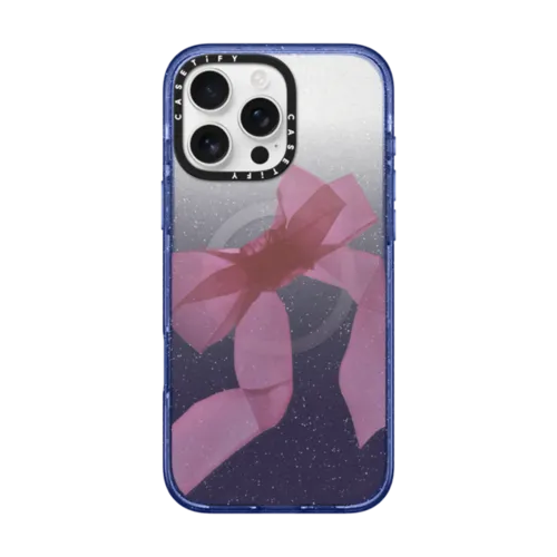 iPhone 16 Pro Max - Pink Organza Ribbon