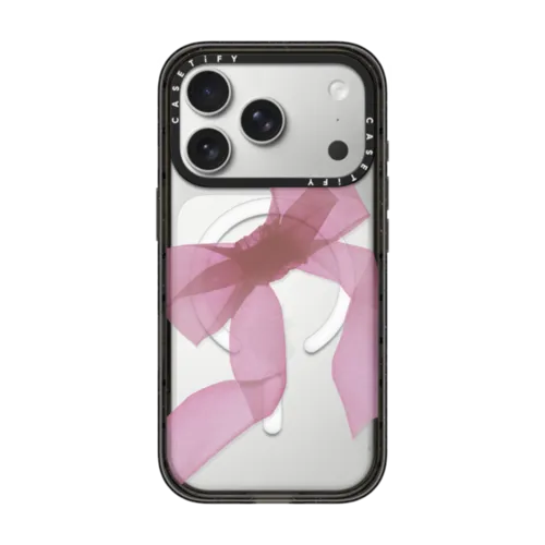 iPhone 17 Pro - Pink Organza Ribbon