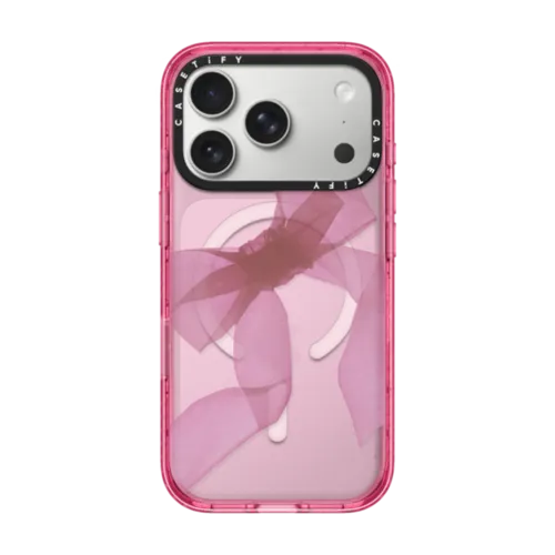 iPhone 17 Pro - Pink Organza Ribbon