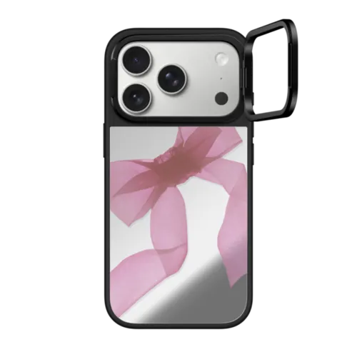 iPhone 17 Pro - Pink Organza Ribbon