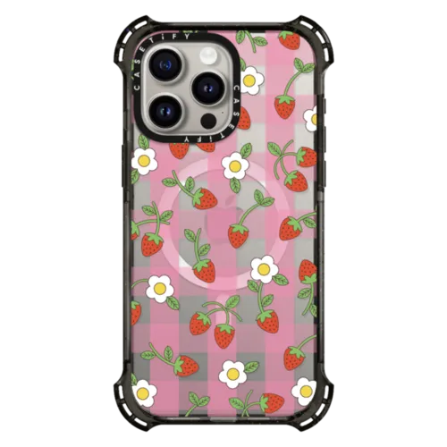 iPhone 15 Pro Max - Strawberry Plaid