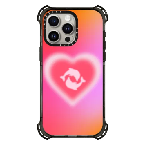 iPhone 15 Pro Max - Dolphin Heart - Love