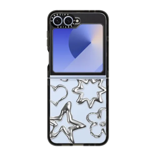 Galaxy Z Flip6 - Chrome Doodles