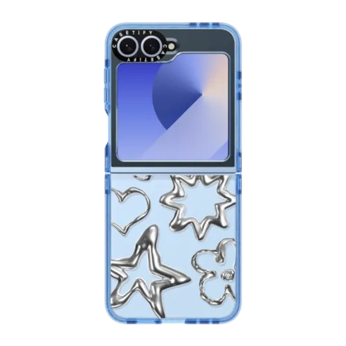 Galaxy Z Flip6 - Chrome Doodles