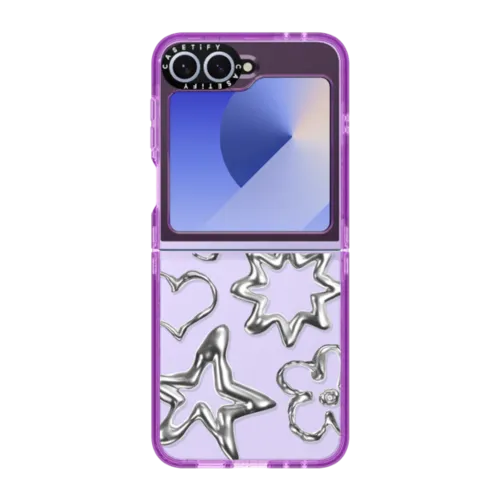 Galaxy Z Flip6 - Chrome Doodles