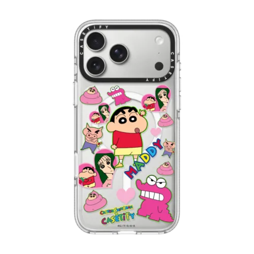 iPhone 17 Pro Max - Crayon Shinchan Sticker Custom Case (Shinchan)
