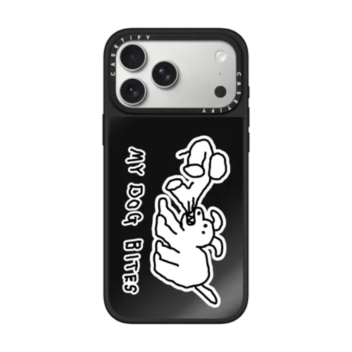 iPhone 17 Pro Max - MY DOG BITES STICKER