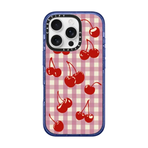 iPhone 16 Pro - Cherry Gingham