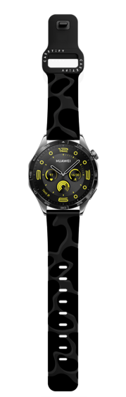 Huawei Watch GT4 (46mm) - Black Cow Print by Corey Paige Designs