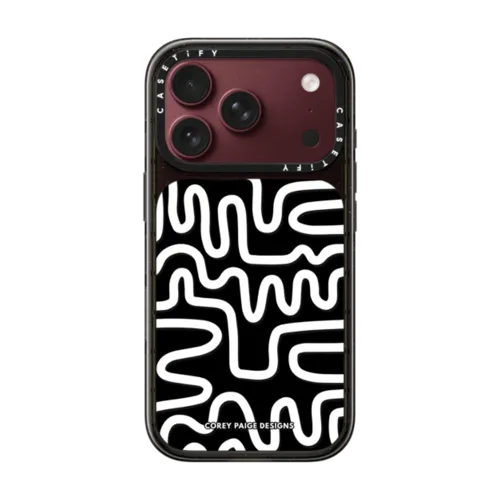 iPhone 18 Pro - White Line Art by Corey Paige Designs