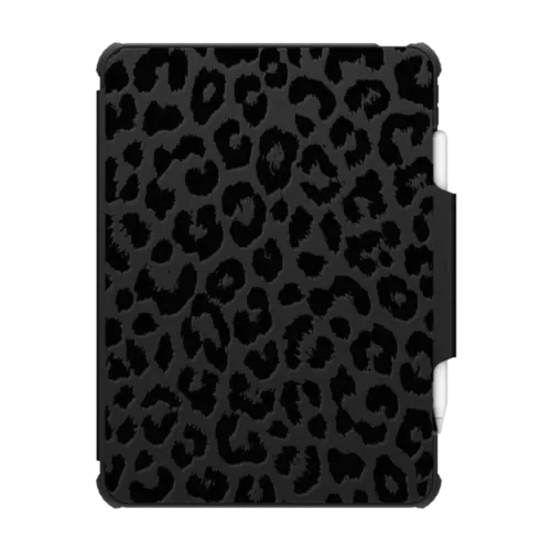 iPad Air (4th/5th gen) - Transparent Black Leopard Print