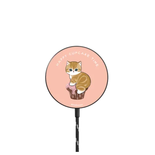   - Happy Cupcake Time PowerThru Magnetic Wireless Charger