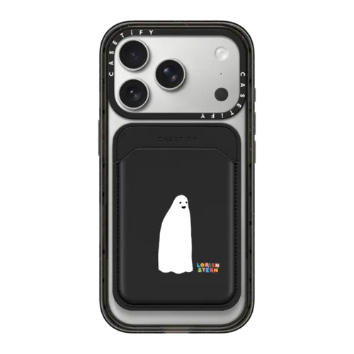 Snappy MagSafe Wallet - Little Ghost by Lorien Stern