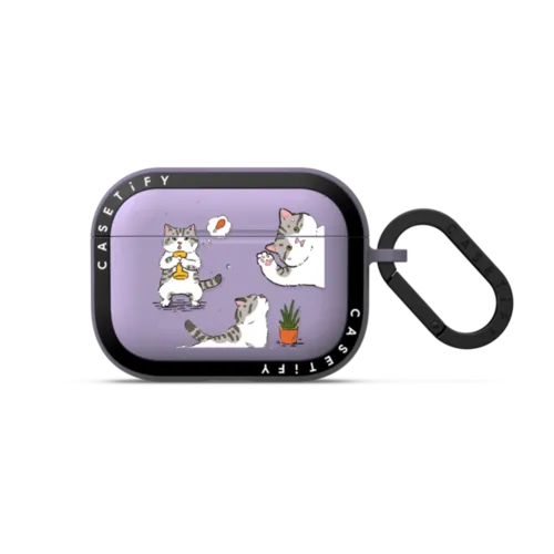 AirPods Pro 3 - Bean the Cat Fitness Airpods Case