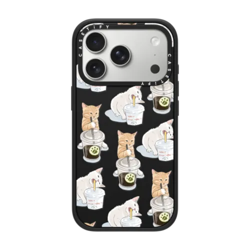 iPhone 17 Pro - coffee catto and cola cat