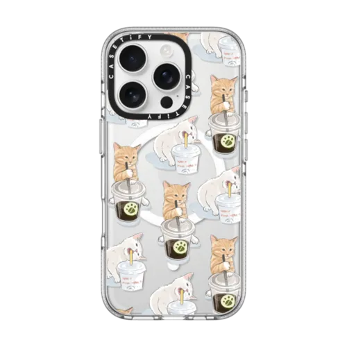 iPhone 16 Pro - coffee catto and cola cat