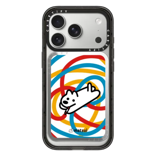 Snappy Cardholder Stand - matsui - DOODLE DOG_B