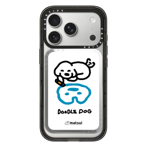 Snappy Cardholder Stand - matsui - DOODLE DOG_A