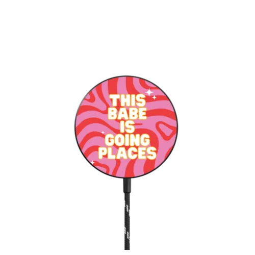   - This Babe is Going Places Magnetic Wireless Charger