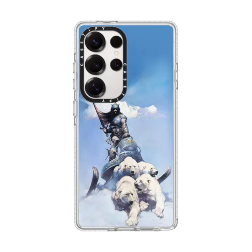 Galaxy S25 Ultra - Silver Warrior by Frazetta Girls