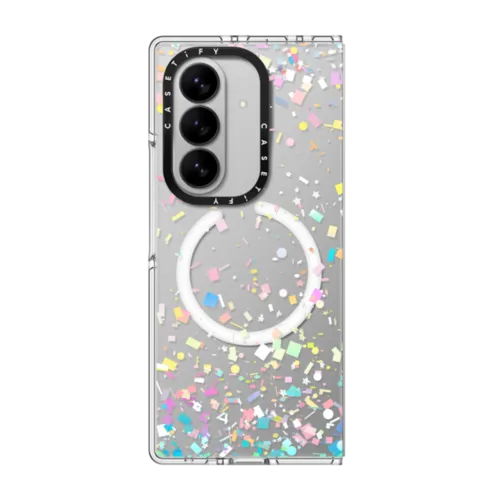 Galaxy Z Fold7 - Pastel Confetti Explosion Transparent