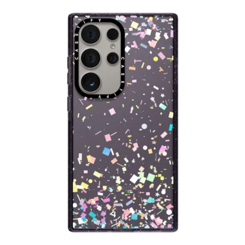 Galaxy S24 Ultra - Pastel Confetti Explosion Transparent