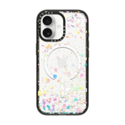iPhone 17 - Pastel Confetti Explosion Transparent