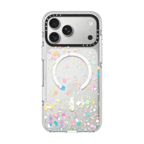 iPhone 17 Pro Max - Pastel Confetti Explosion Transparent