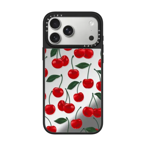 iPhone 17 Pro Max - vibrant red cherry pattern