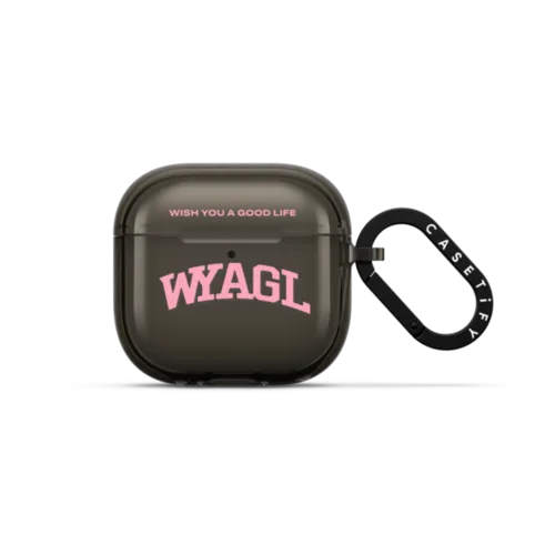 AirPods 4 - WYAGL Logo Earbuds Case - Pink