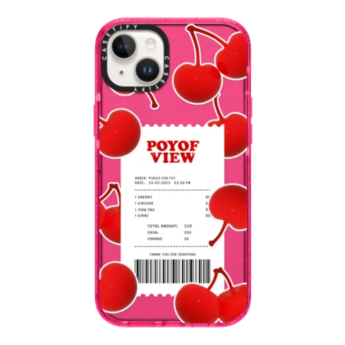 iPhone 14 Plus - Cherry Receipt by Poyofview