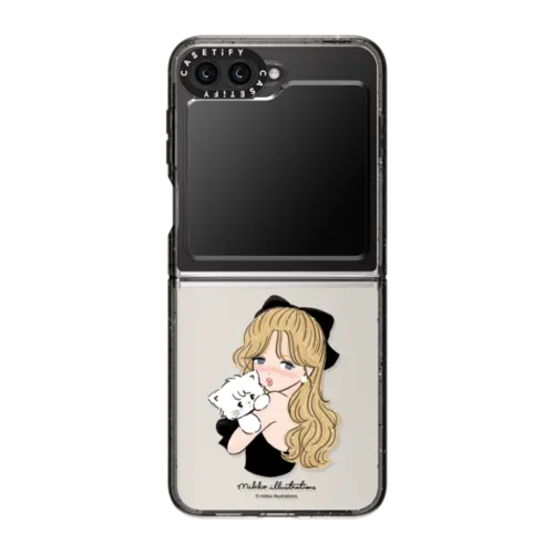 Galaxy Z Flip5 - girl & mousse (black)