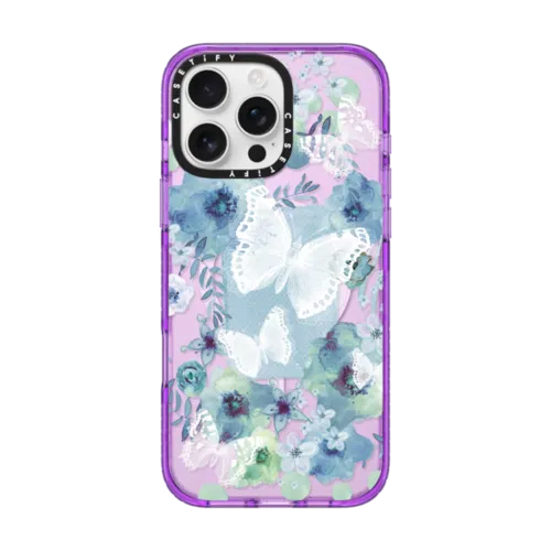 iPhone 16 Pro Max - MY BLUE BUTTERFLY GARDEN