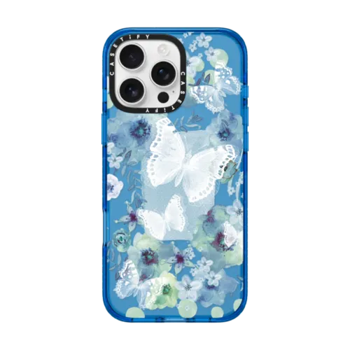 iPhone 16 Pro Max - MY BLUE BUTTERFLY GARDEN