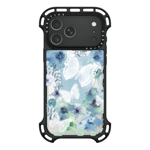 iPhone 17 Pro Max - MY BLUE BUTTERFLY GARDEN