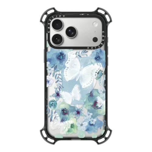 iPhone 17 Pro Max - MY BLUE BUTTERFLY GARDEN