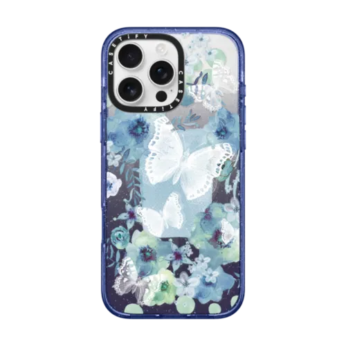 iPhone 16 Pro Max - MY BLUE BUTTERFLY GARDEN