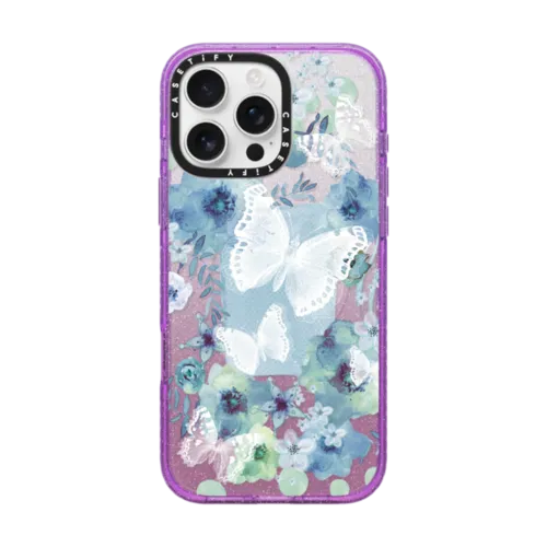 iPhone 16 Pro Max - MY BLUE BUTTERFLY GARDEN