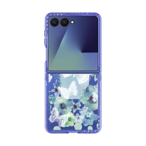 Galaxy Z Flip7 - MY BLUE BUTTERFLY GARDEN